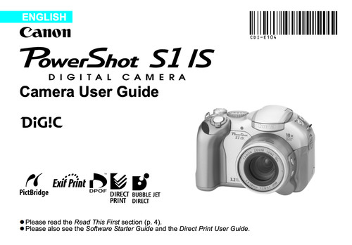 Canon powershot digital - s1, is