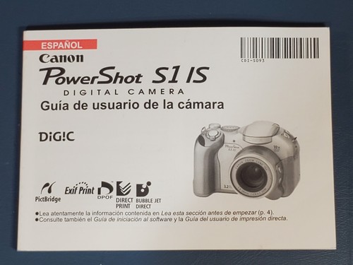Canon powershot guida - powershot, s1